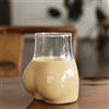Huasean 2 Bicchieri Di Vetro A Forma Di Corpo, Bicchieri Da Birra A Forma Di Culo Divertenti, Bicchiere Da Cocktail, Tazza Di Caffè Con Succo Trasparente, Tazze Di Whisky, Tazza Di Culo Creativa, 450 Ml