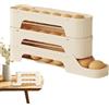 Nybhyjka Porta di uova per frigorifero, organizzatore di uova,Distributore di uova automatico | Organizzatori di case e deposito non slip di facile accesso, forniture per cottura ventilata per la