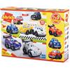 Ecoiffier Jeu de construction Ecoiffier Coffret 10 véhicules Fast Car