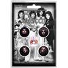 Rockoff Band Monkey Queen Button Badge Pack Faces (Retail Pack)