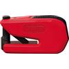 ABUS Granit Detecto SmartX 8078 2.0 serratura a disco freno per moto - serratura intelligente per moto con allarme da 100 dB - funzionamento tramite app livello di sicurezza 18 - rosso