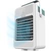 Cecotec - Condizionatori da tavolo EnergySilence 600 DeskChill Rotate, 8W, deposito 600 ml, Controllo touch, 4 Velocità, Oscillazione di 70º, luce a LED con 7 colori e timer 6h