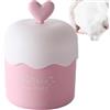 BommFu Foamer Cup detergente per il viso | Cute Face Cleanser Bubbler | Dolce manico a cuore schiuma per il viso Rich Cream Foamer - Per ragazze Face Wash Shower Tools