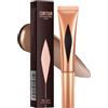 Amesor Liquido, Bacchetta Di Bellezza Per Contorno, Illuminante Per Fard, Cremoso Highlighter Stick, Fard Make Up Liquido Con Applicatore A Cuscino D'aria, Highlighter Contouring Per Guance