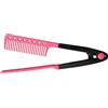 Generico Forma V Dritto Pettine Raddrizzatore Per Capelli, Pettine Lisciante Per Capelli, Spazzola Piastra Pieghevole Per Hair Grossi E Aggrovigliati, Strumenti Per Lo Styling Da Salone