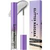 Gacqpli Mascara Glitter per Donne - Mascara Impermeabile | Impermeabile Allunga e Arriccia Antismudge Trucco Ciglia per Donna Serata Nuziale Feste e Appuntamenti