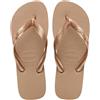 HAVAIANAS TOP TIRAS Ciabatta Infradito Rose Gold - Donna - Rose Gold