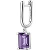 Brosway Orecchino Singolo Donna, Orecchino Pendente in Argento e Magic Purple | Collezione FANCY - FMP11