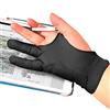 Richolyn Guanto per Tablet da Disegno, Guanto da Artista a Due Dita per Mano Destra e Sinistra | Anti-Touch Guanto Smudge Guard, Due Dita, Riduce l'attrito per Penna Penna stilografica