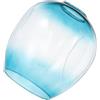 MALUGOGO Paralume in vetro blu sfumato nordico 5 cm foro centrale decorativo lampadario copertura lampada europea semplice paralume per soggiorno e casa