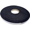 ACIT Rotolo epdm spessore 3mm/5mm, Guarnizione adesiva nera, epdm adesivo, striscia di gomma adesiva, guarnizione fai da te, porte, finestre, docce, frigorifero (10mt x 20mm, Spessore 3 mm)