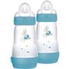 MAM Biberon Easy Start 260 ml (Set da 2) Kit da 2 biberon anticolica per