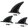 Set di 3 Pinne in PVC per Tavola Da Surf per Kayak Gonfiabili, Accessorio di