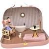 Giocattolo per vasca da bagno in miniatura per casa delle bambole,