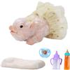 Maiale In Silicone Morbido Finto Animale Domestico Divertente Mini