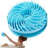 Generic Spazzola in silicone per il corpo in luffa | Spazzola in luffa in silicone | Spazzola igienica per doccia morbida spugna da bagno/doccia spazzola 2 in 1 innovativa spazzola rotante da bagno per una