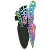 MARTINEZ ALBAINOX SET 3 COLTELLI DA LANCIO RAINBOW CON FODERO 17CM