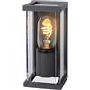 Lucide Claire Mini - Lampada da parete esterna - IP54 - Nero, Alluminio, nero, E27, 15 wattsW, 230 voltsV
