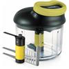 Tefal Tritatutto manuale 5 secondi 900 ml + lame, purea, tritare, tagliare, frullatore, verdure e carne, noci, cipolle, lame in acciaio inox, velocità e facilità K1321324