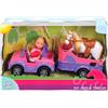 Simba 105737460 - Evi Love, Macchina con rimorchio per Cavallo, compresi Accessori