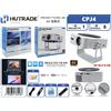 HUTRADE Proiettore 4K Smart WiFi Bluetooth Cinema Autofocus CPJ4 White 20cm Mar