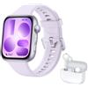 WATCH FIT 5 Smartwatch Viola + Freebuds SE 4 Bianco, Schermo AMOLED HD Da 1,82",