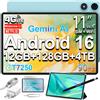 P50 Tablet 11 Pollici 90Hz Tablets Android 16, 2Ghz Octa-Core T7250, Dual SIM 4G
