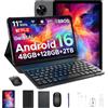 P11 Android 16 Tablet 11 Pollici, 48GB RAM+128GB ROM (2TB TF), 90Hz, T7250 Octa-