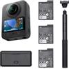 DJI Osmo 360 Combo Adventure,Action Cam 360,Videocamera 360 1",3 Batterie,Video
