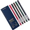 Generico Penne colorate per notebook, set di penne gel colorate | Set di penne gel colorate a 5 colori | Penna per diario studentesco per appunti ad asciugatura rapida, per diario, scrapbooking e penna