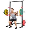 VEVOR Power Tower Dip Station Multifunzionale per Palestra Domestica, Attrezzatura per Allenamento della Forza da 453 kg con 4 Pioli per Fasce, Ganci a J Regolabili e Barre di Sicurezza