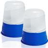 Cryocup Cryocup - Set di 2 coppette massaggianti per il dolore o la routine di bellezza, massaggio con ghiaccio, rullo per ghiaccio viso, massaggiatore per ghiaccio, prodotto negli Stati Uniti