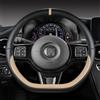 PremiumTech Coprivolante pelle microfibra 38cm per Fiat Tipo/Doblo/Toro/Bravo/Stilo Auto