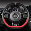 PremiumTech Coprivolante pelle microfibra 38cm per Fiat Tipo/Doblo/Toro/Bravo/Stilo Auto