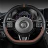 PremiumTech Coprivolante pelle microfibra 38cm per Fiat Tipo/Doblo/Toro/Bravo/Stilo Auto