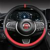 PremiumTech Coprivolante pelle microfibra 38cm per Fiat Tipo/Doblo/Toro/Bravo/Stilo Auto