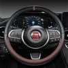 PremiumTech Coprivolante pelle microfibra 38cm per Fiat Tipo/Doblo/Toro/Bravo/Stilo Auto
