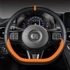 PremiumTech Coprivolante pelle microfibra 38cm per Fiat Tipo/Doblo/Toro/Bravo/Stilo Auto