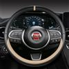 PremiumTech Coprivolante pelle microfibra 38cm per Fiat Tipo/Doblo/Toro/Bravo/Stilo Auto
