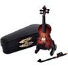 Mini modello di violino, regalo, mini strumento musicale decorativo per