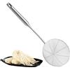 Generico Sfrigetore ragno per frittura, filtro ragno in rete filo - Cucchiaio skimmer per cucina | Colsola in acciaio inossidabile, filtri scoop friggitrici per pasta da cucina, mestolo di skimmer metallico