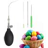 Generisch Semplici strumenti per soffiatore d' per lo svuotamento delle uova, pompa per uova e trapano, con un foro, set di decorazioni per creatori di uova di Pasqua