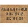 Generic Zerbino con scritta Take Your Shoes Off, per esterni e interni, 61 x 40 cm