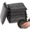 Generisch 6 spugne abrasive in acciaio inox, doppie spugne abrasive, spugne da cucina, strofinacci metallici, riutilizzabili