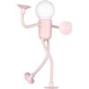 Generico Lampada da comodino, notte per la cameretta dei bambini, Lampada da comodino estensibile per la cameretta dei bambini, Luce notturna per la scuola materna dei cartoni animati con ventosa per il tavolo