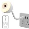 Yplkm Lampada Proiettore,Proiettore Luna Lampada USB Da Scrivania - Illuminazione a 3 Modalità con Telecomando | Festa Natale Compleanno
