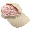 Knowlife Cappello Divertente,Cappello da Sole - Copricapo Apribile con Design a Cervello Accessorio per Costumi da Donna Uomo Viaggio attività All'Aperto Compleanni Festival