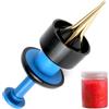 Generico Fasce per Esche, Strumento per Legare Pellet per la Pesca, Bander per Pellet Antiscivolo per Esca, Kit da Pesca, Attrezzatura terminale da Pesca, Clip per Pellet con 1000 Elastici per estern