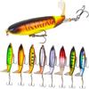 HAKIDZEL Esca da Pesca Artificiale 13g 10cm Coda Rotante in Plastica Alta Simulazione per Spinning Trota e Attrezzatura Pesca Mare