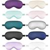Generic Copertura per gli occhi per dormire, Copertura per gli occhi per dormire - Night Blindfold Travel Night Visiera,Visiera notturna elastica da viaggio, liscia e confortevole per casa